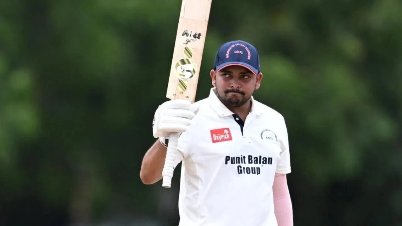 Prithvi Shaw century in Ranji Trophy
